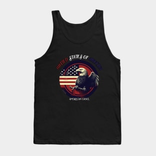 American eagle, 4th of july, usa flag Tank Top